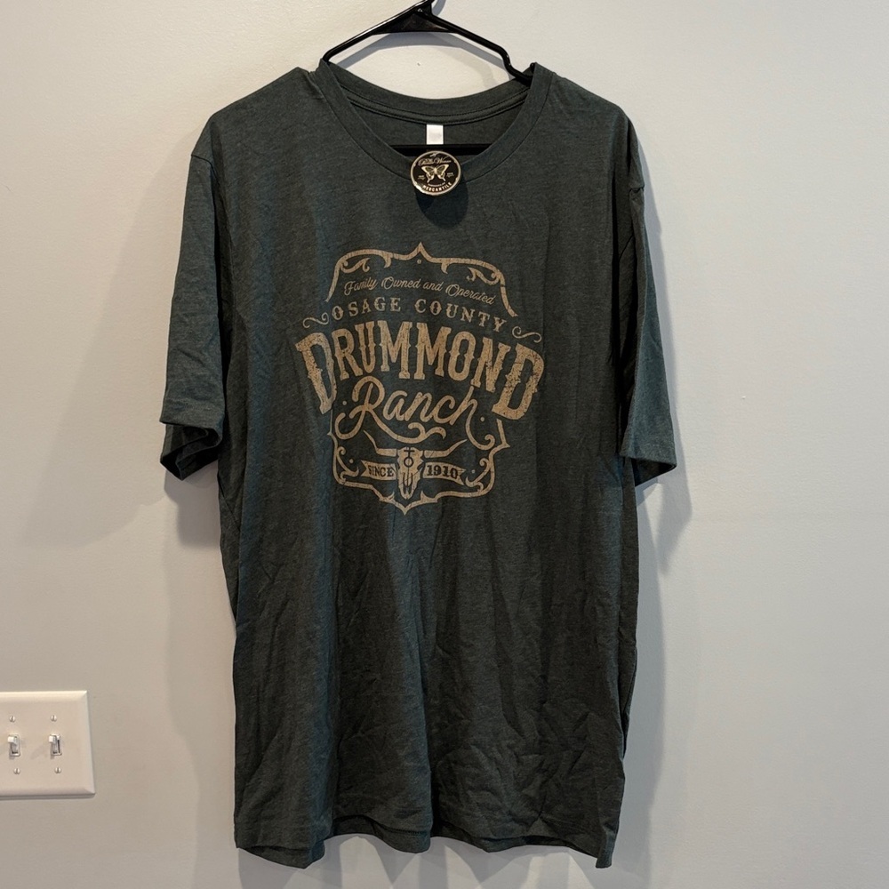 Bella Canvas Forest Green Graphic Tee